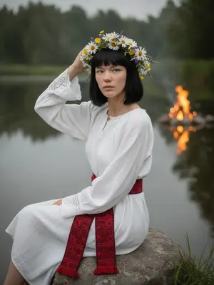 Женщина у воды