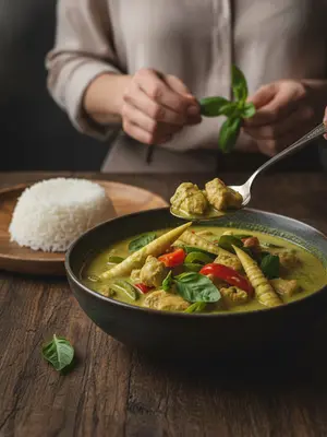 Тайское карри с курицей