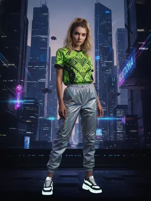 Спортивная неоновая модель