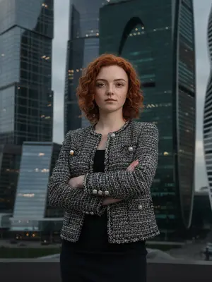 Деловая женщина в офисе