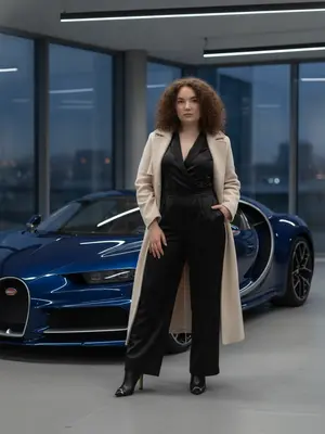 Модель у Bugatti