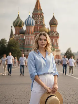 Женщина с шляпой