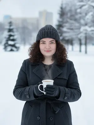 Зимний портрет в парке