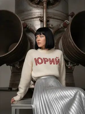Ретро-космический портрет