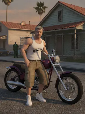 Модель в стиле GTA