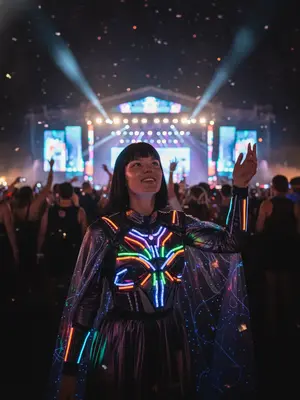 Модель с LED аксессуарами