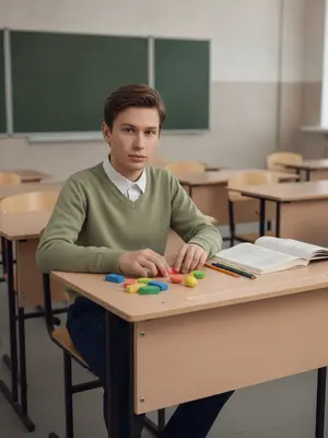 Мальчик в классе