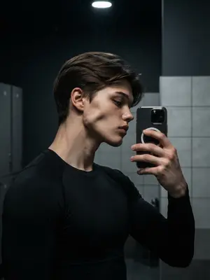 Селфи в зеркале