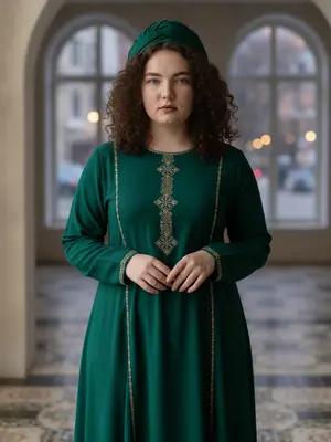 Модель в традиционном наряде