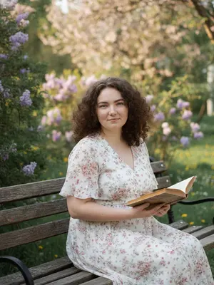 Женщина в цветах