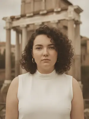 Портрет женщины в Риме