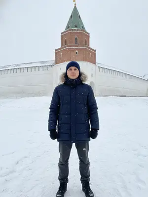 Мужчина у Спасской башни