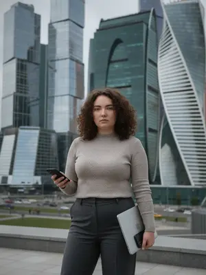 Деловая женщина в Москве