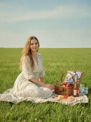Пикник с фруктами
