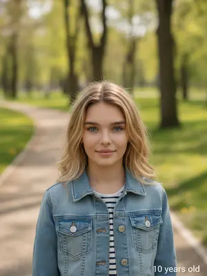 Модель в 10 лет