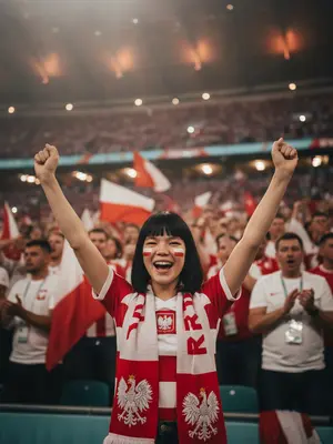 Фанат на чемпионате