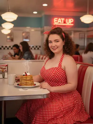 Ретро фотосессия в diner