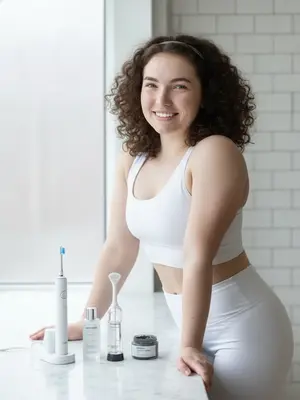 Молодой модель с улыбкой