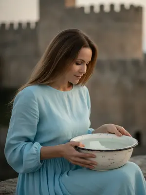 Женщина с чашей