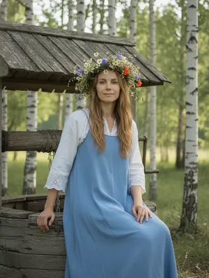 Женщина у колодца