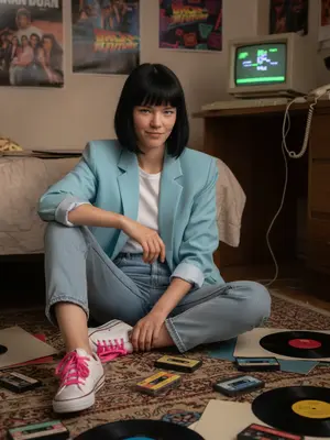 Стиль 80-х в интерьере