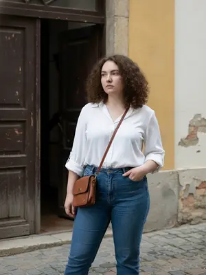 Модель на улице