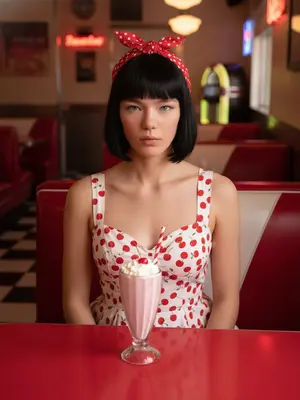 Ретро фотосессия в diner