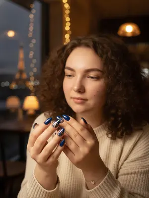 Ногти с Эйфелевой башней
