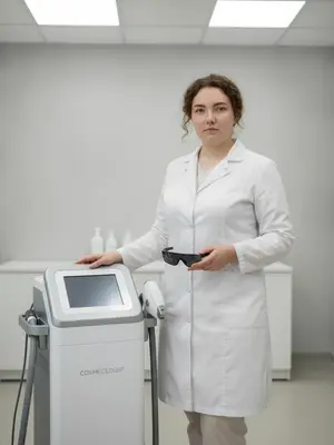 Косметолог с лазером