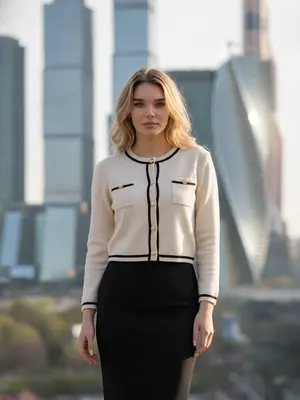 Деловая женщина в жакете