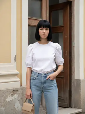 Модель на улице