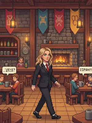 Пиксельный RPG персонаж