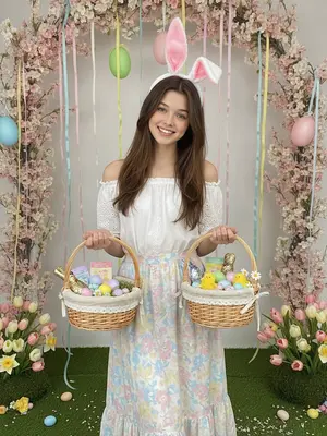 Модель с bunny-ушками
