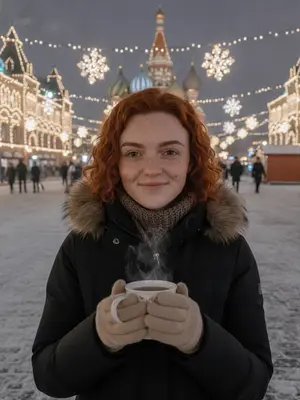 Женщина с чаем