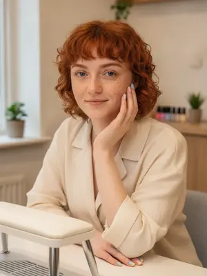 Улыбка мастера маникюра