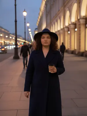 Женщина на Невском