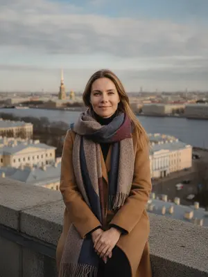 Женщина на крыше