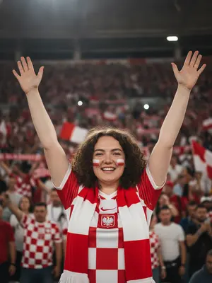 Фанат на чемпионате