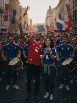 Праздничное фото на улице