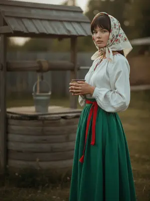 Женщина у колодца