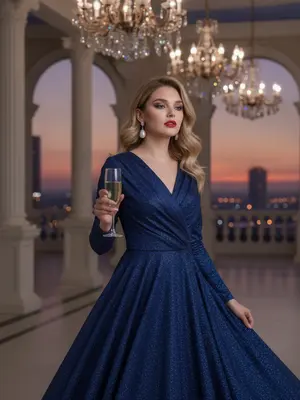 Элегантная дама на танце