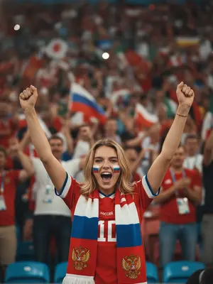 Фанат на трибунах