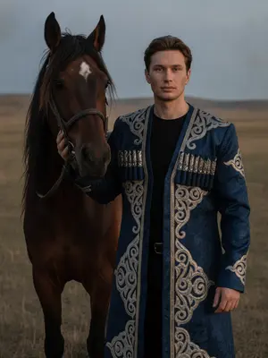 Мужчина в чапане