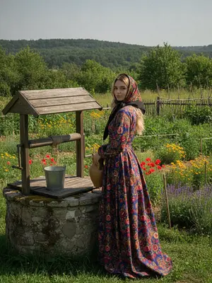 Женщина у колодца