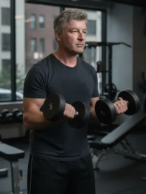 Мужчина в спортзале