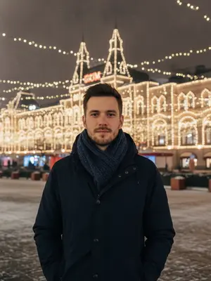 Мужчина на Красной площади