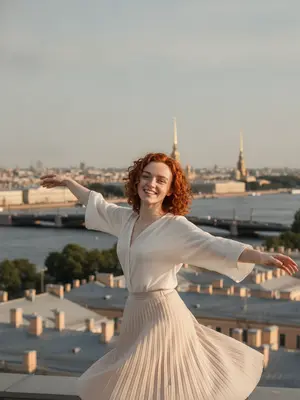 Танец на крыше