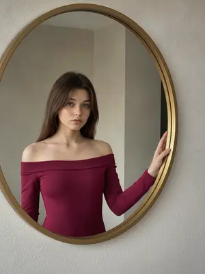 Женщина у зеркала
