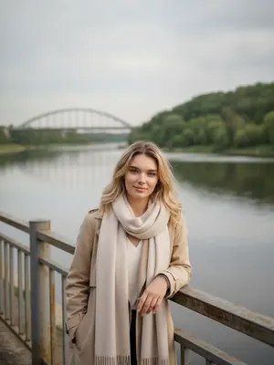 Женщина у набережной