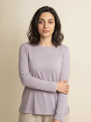 Портрет женщины с улыбкой